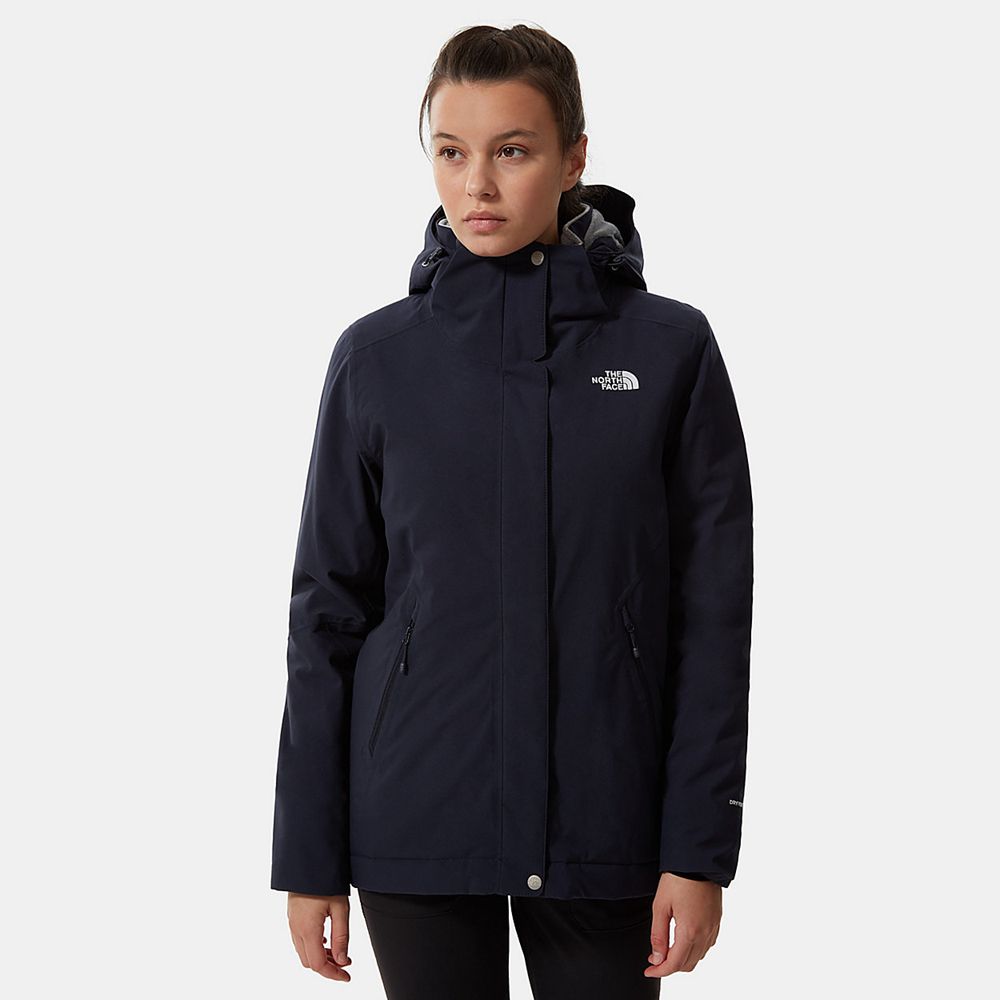 The North Face Insulated Jacket Womens Australia - The North Face Inlux Navy Hiking (VAS-507294)